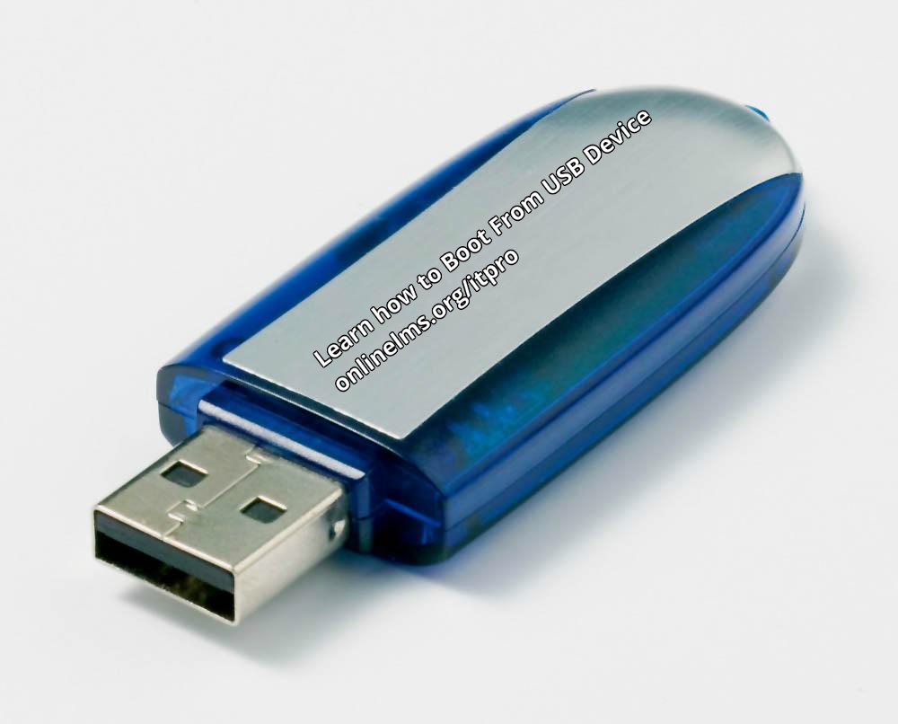 How To Create Bootable Usb Drive Pendrive Onlinelms It Professional